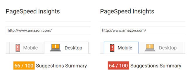 Google's page speed insights tool.