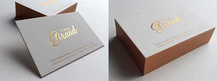 Foil Stamping example