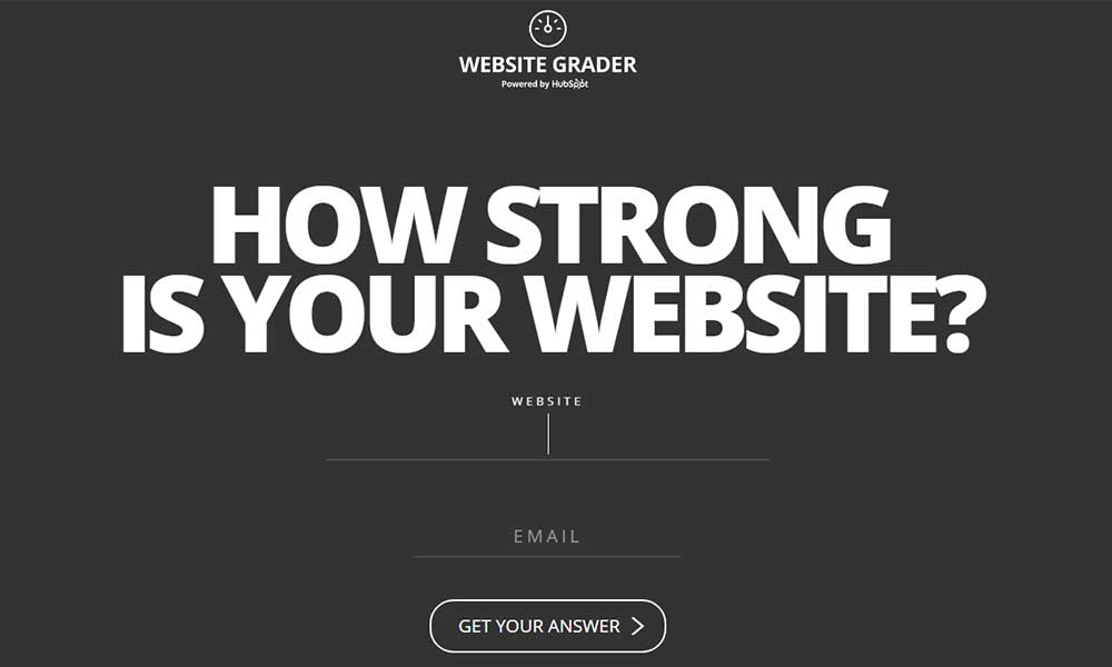 how strong is your website
