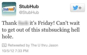 Disgruntled job seeker social media sabotage example