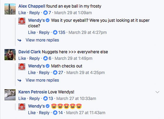 Responding to feedback publicly.